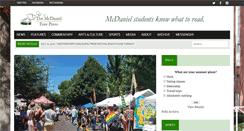 Desktop Screenshot of mcdanielfreepress.com